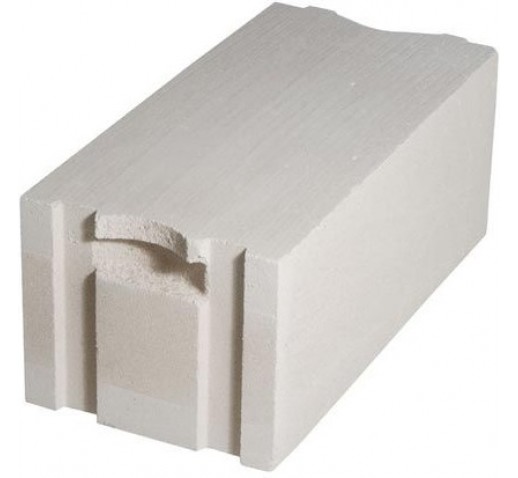Блок стеновой с системой паз-гребень КОТТЕДЖ D600, 625x250x400 мм (м3)