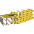 Фасадные термопанели Клинкер "кирпич", желтый (м2)