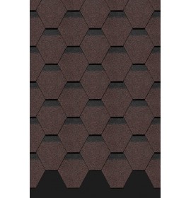 Гибкая черепица Серия PREMIUM (Коллекция КЁЛЬН) Корица (м2)