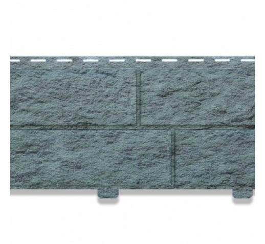 Фасадная панель с двойным замком, Камень Изумрудный, 3025*225 мм (шт)