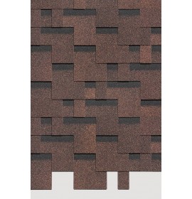 Гибкая черепица Серия STANDARD (Коллекция ТЕТРИС) Коричневый (м2)