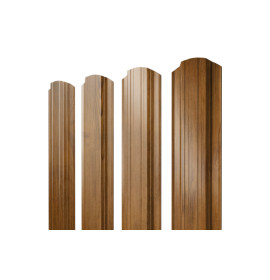 Штакетник прямоугольный  0,45 Print Elite Golden Wood TwinColor (м.пог.)