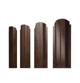 Штакетник П-образный  0,45 Print Elite Antique Wood TwinColor (м.пог.)